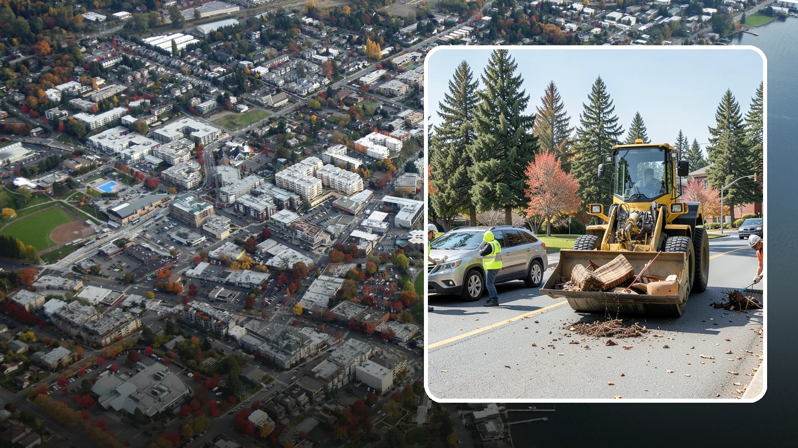 Bulky Item Collection in Kirkland, King County, WA - Scheduled or on-call removal of oversized items dumped or discarded in public areas.