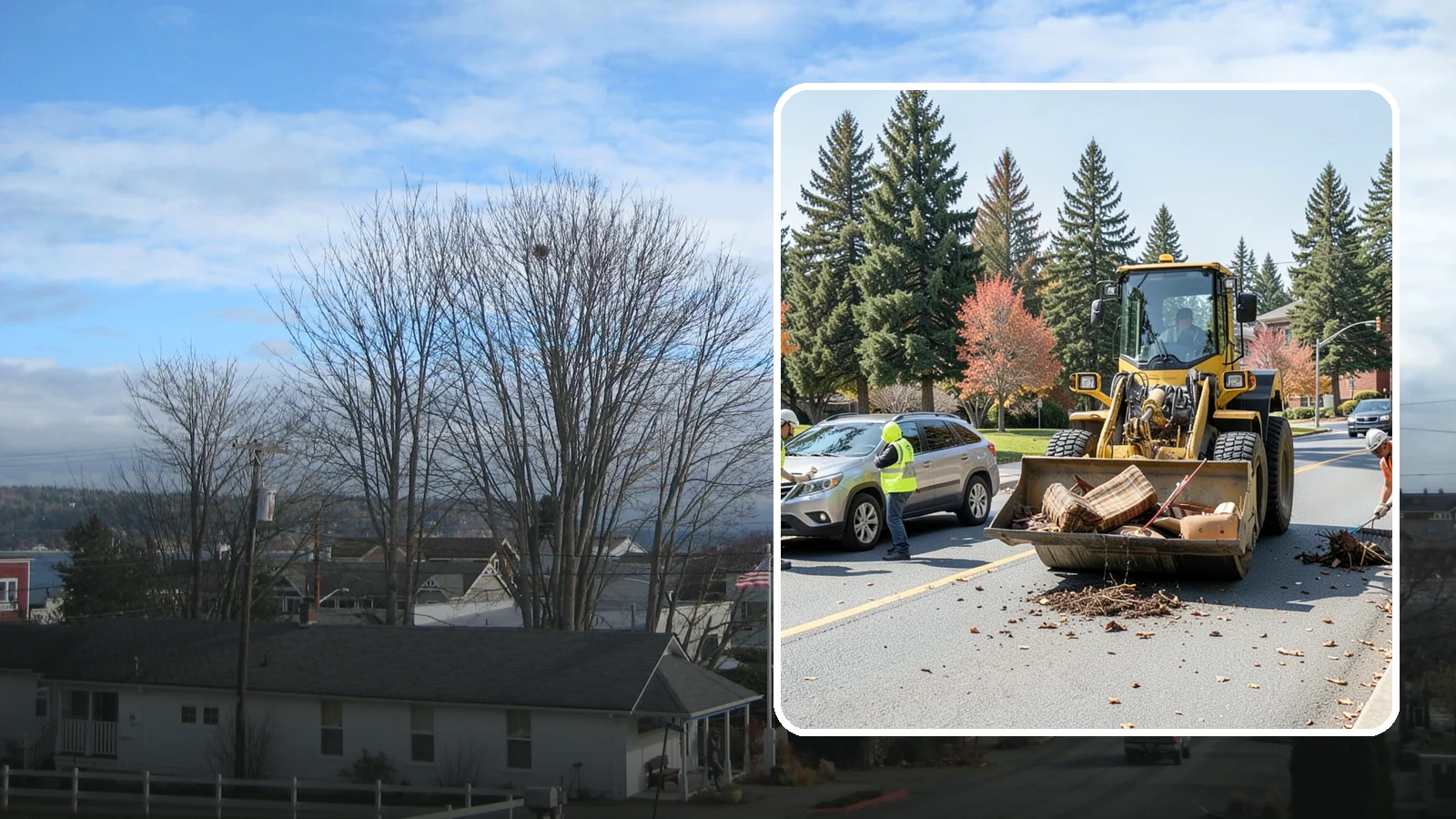 Bulky Item Collection in Langley, Island County, WA - Scheduled or on-call removal of oversized items dumped or discarded in public areas.