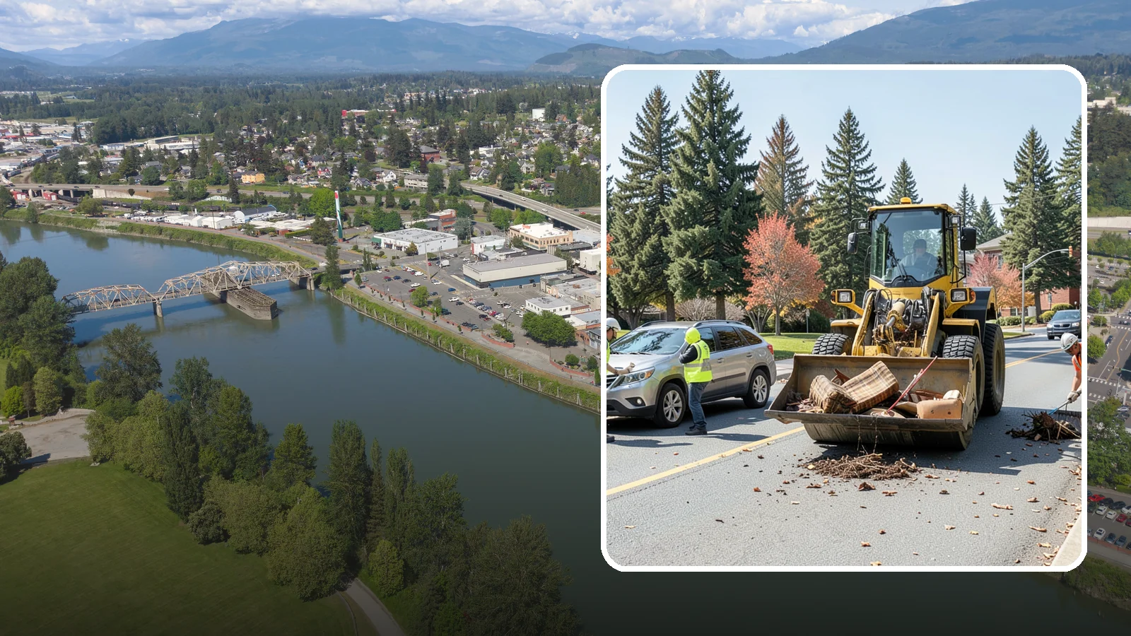 Bulky Item Collection in Mount Vernon, Skagit County, WA - Scheduled or on-call removal of oversized items dumped or discarded in public areas.