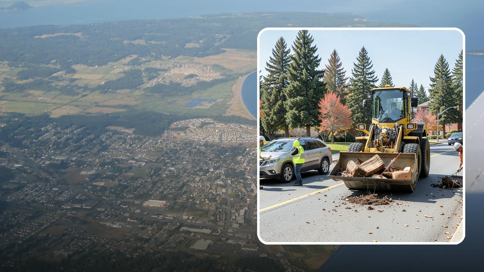 Bulky Item Collection in Oak Harbor, Island County, WA - Scheduled or on-call removal of oversized items dumped or discarded in public areas.