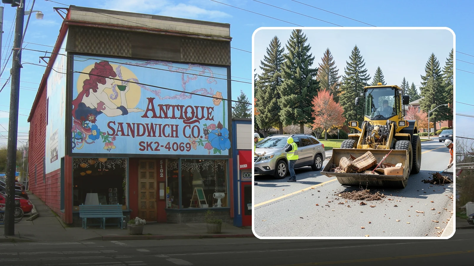Bulky Item Collection in Ruston, Pierce County, WA - Scheduled or on-call removal of oversized items dumped or discarded in public areas.