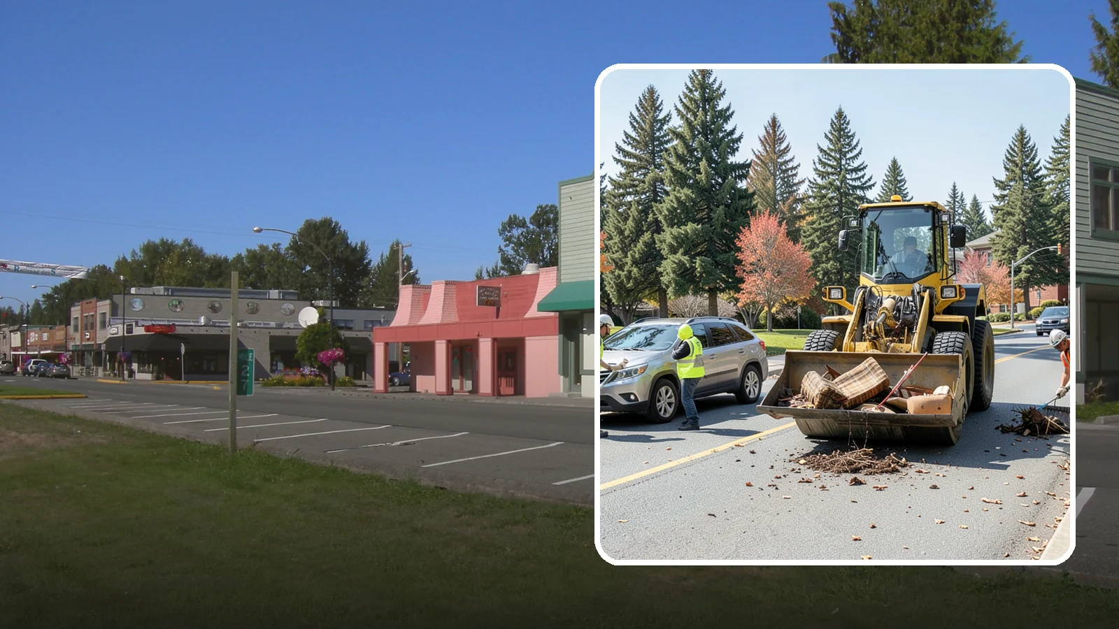 Bulky Item Collection in Snoqualmie, King County, WA - Scheduled or on-call removal of oversized items dumped or discarded in public areas.