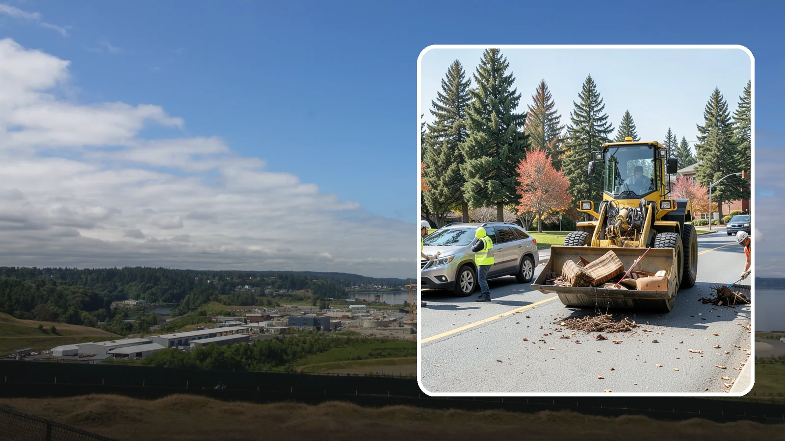 Bulky Item Collection in University Place, Pierce County, WA - Scheduled or on-call removal of oversized items dumped or discarded in public areas.