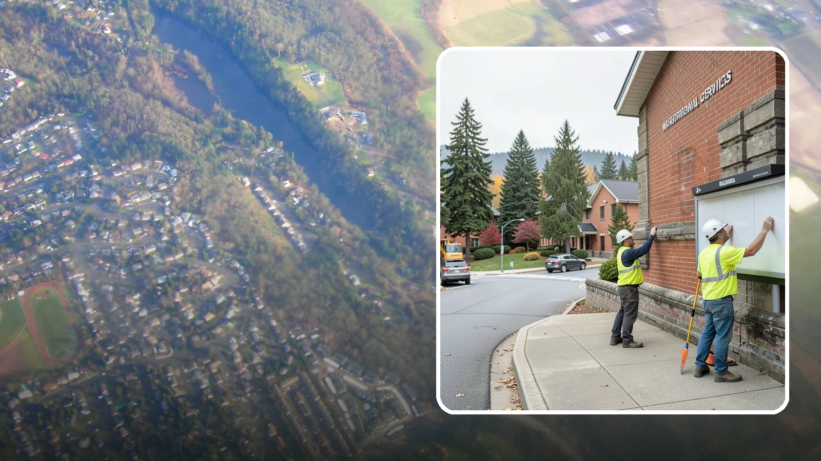 Bulletin Board Installation in Algona, King County, WA - We install public bulletin boards and posting cases at civic buildings, parks, and community centers.