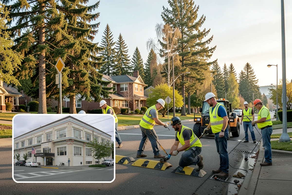Bulletin Board Installation in Anacortes, Skagit County, WA - Gives the public a protected, official posting location