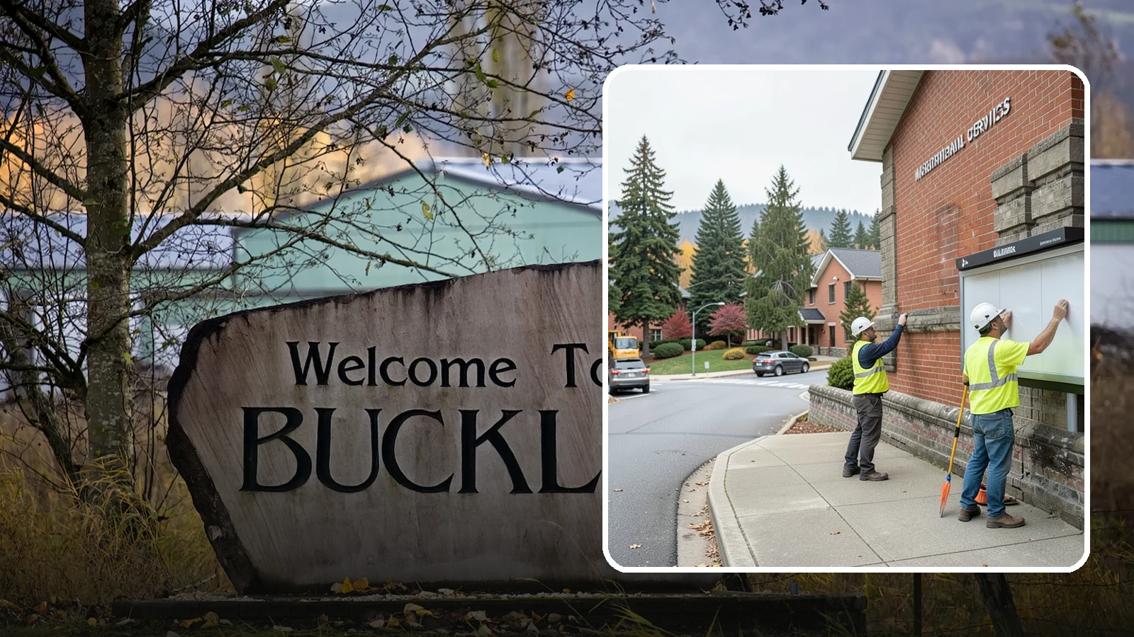 Bulletin Board Installation in Buckley, Pierce County, WA - We install public bulletin boards and posting cases at civic buildings, parks, and community centers.