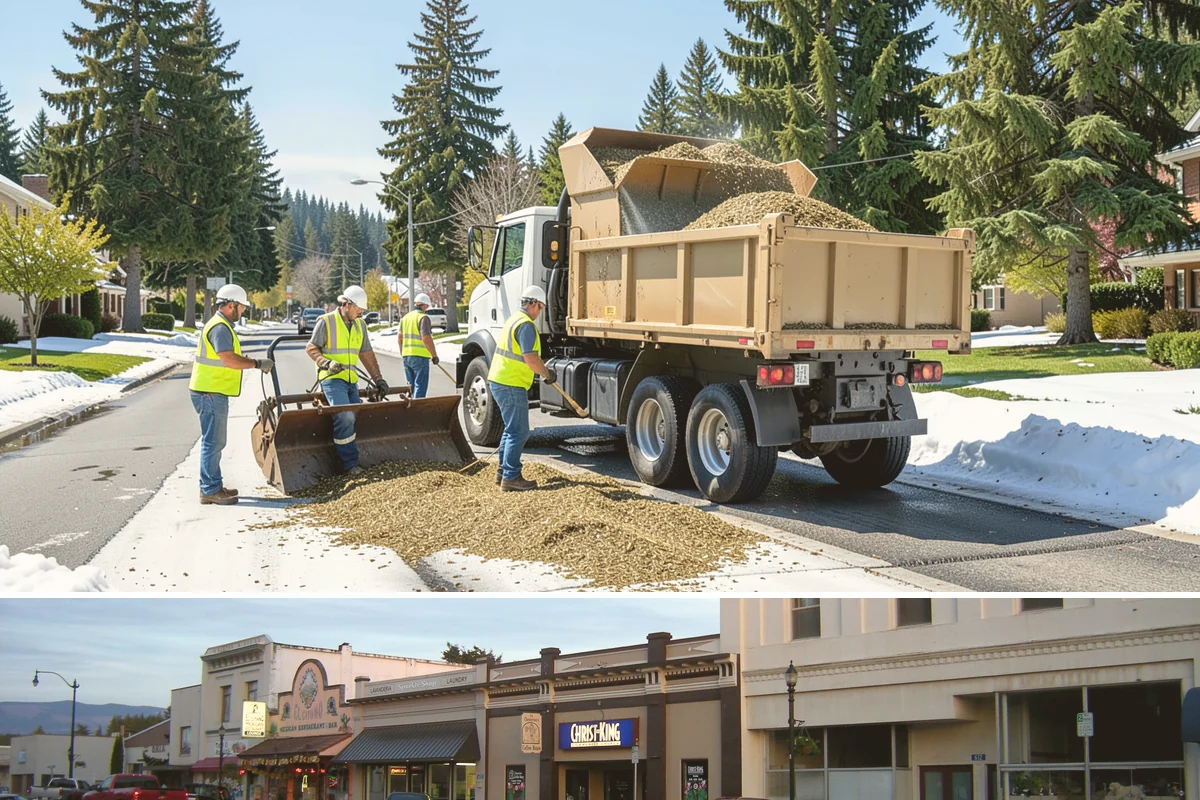 Bulletin Board Installation in Burlington, Skagit County, WA - Interior and covered installations proceed year-round