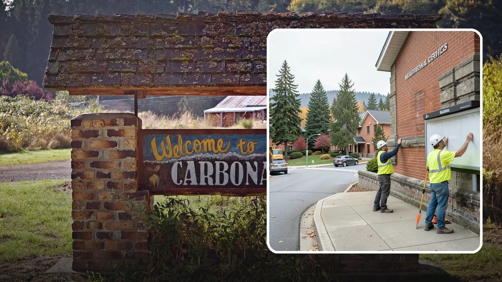 Bulletin Board Installation in Carbonado, Pierce County, WA - We install public bulletin boards and posting cases at civic buildings, parks, and community centers.