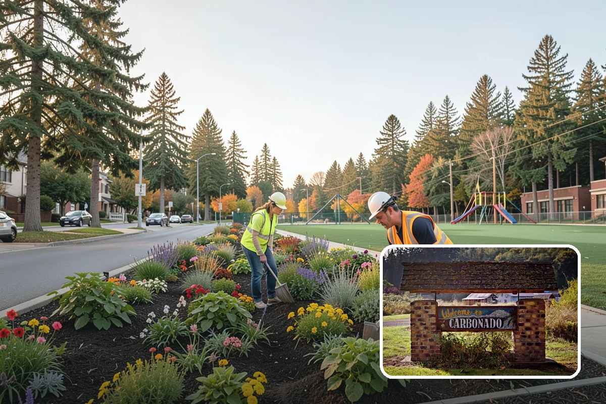 Bulletin Board Installation in Carbonado, Pierce County, WA - Gives the public a protected, official posting location