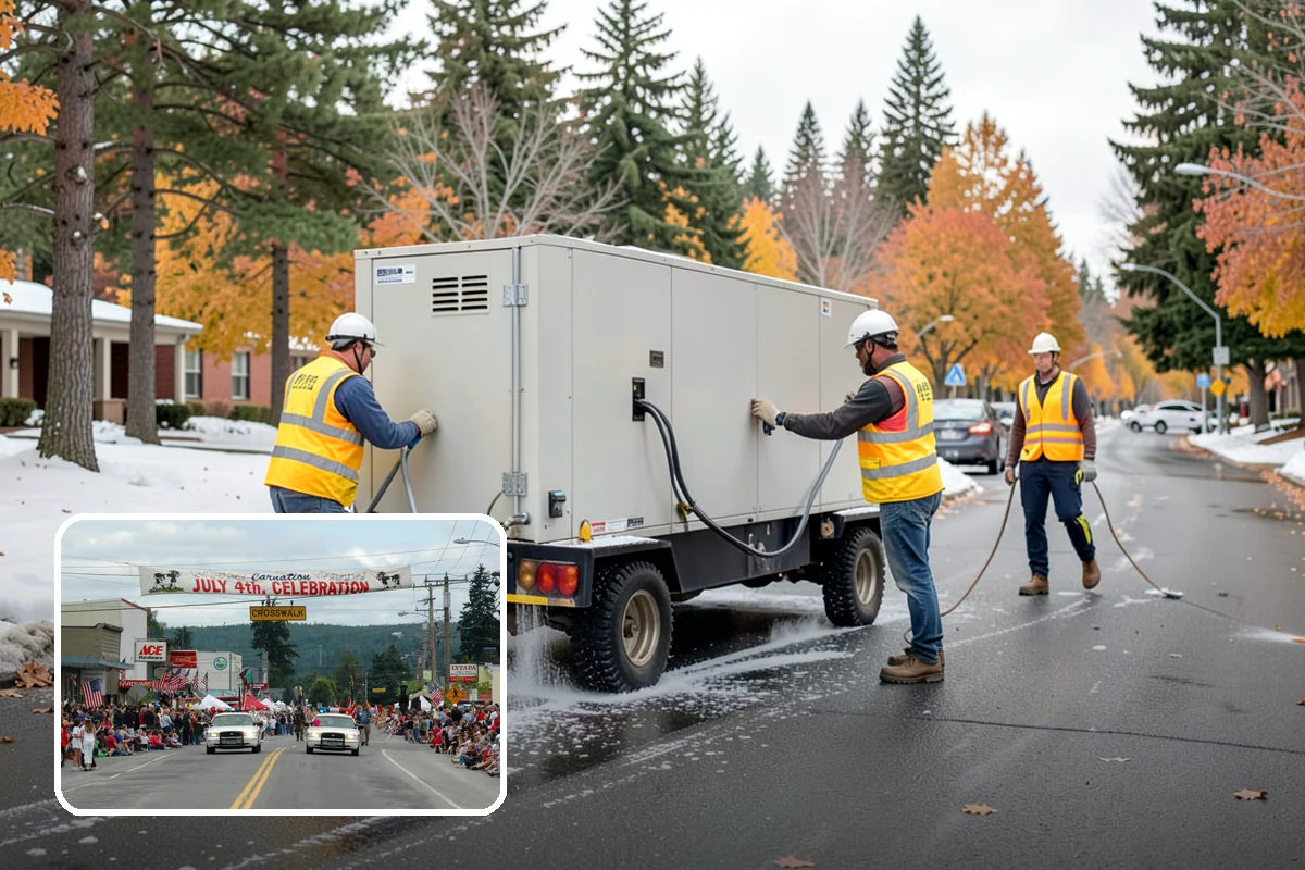 Bulletin Board Installation in Carnation, King County, WA - Gives the public a protected, official posting location