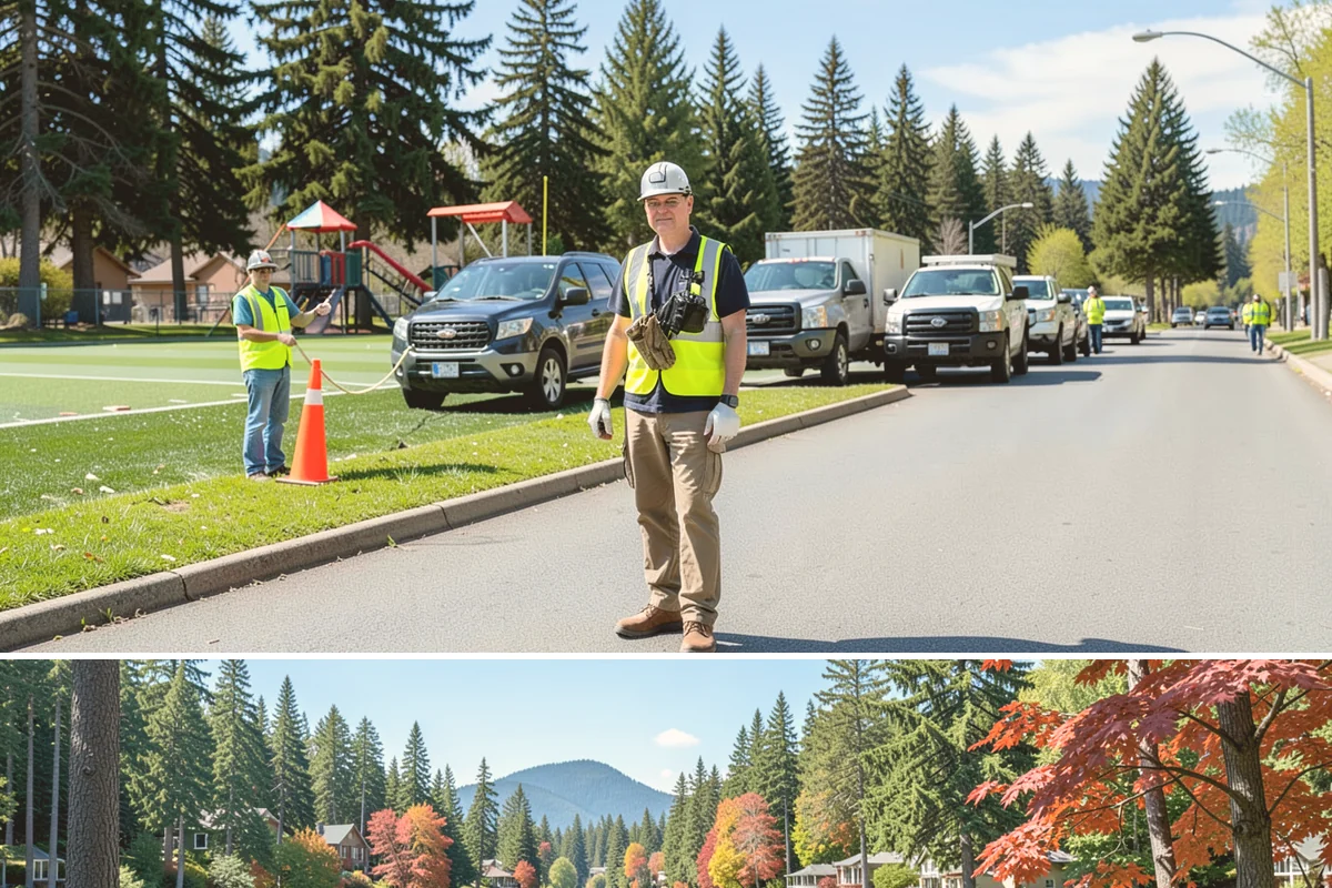 Bulletin Board Installation in Covington, King County, WA - Interior and covered installations proceed year-round