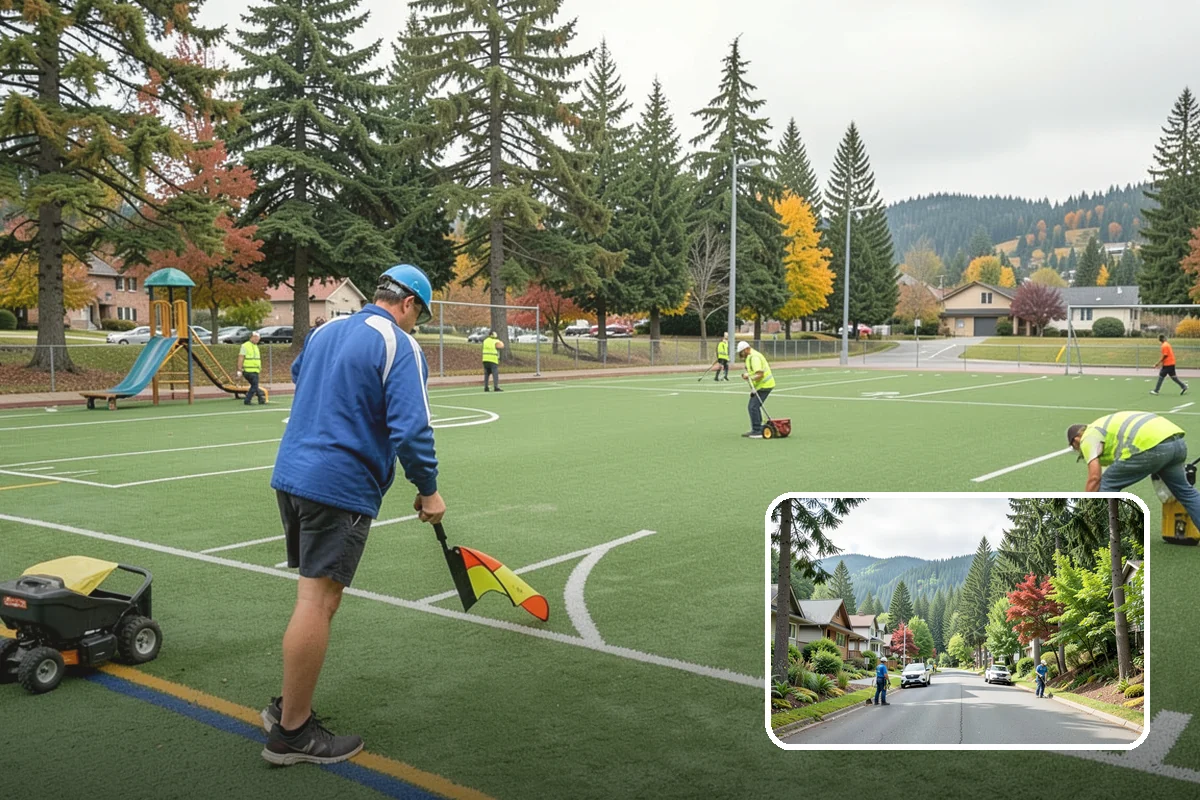 Bulletin Board Installation in Darrington, Snohomish County, WA - Gives the public a protected, official posting location