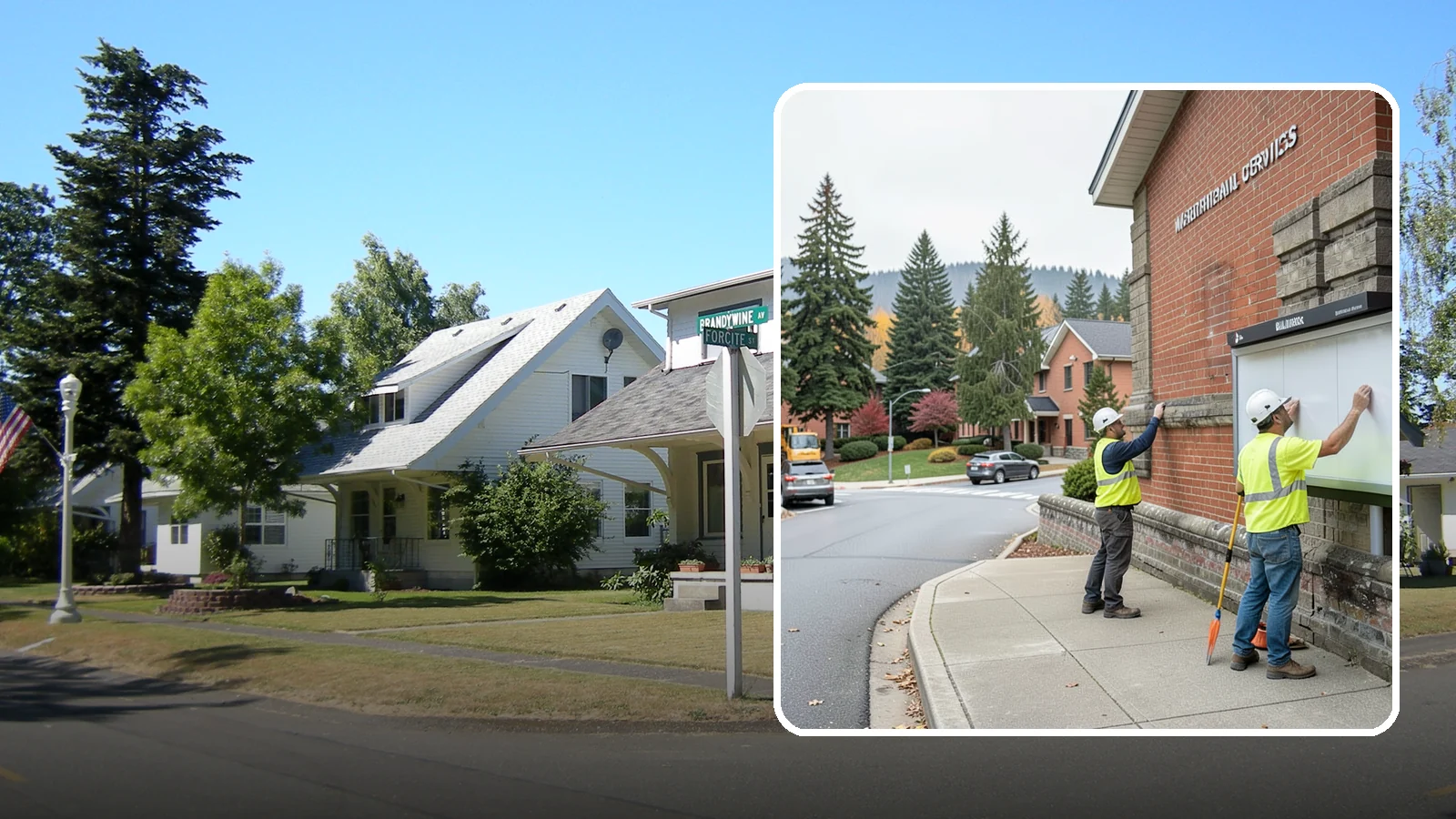 Bulletin Board Installation in DuPont, Pierce County, WA - We install public bulletin boards and posting cases at civic buildings, parks, and community centers.