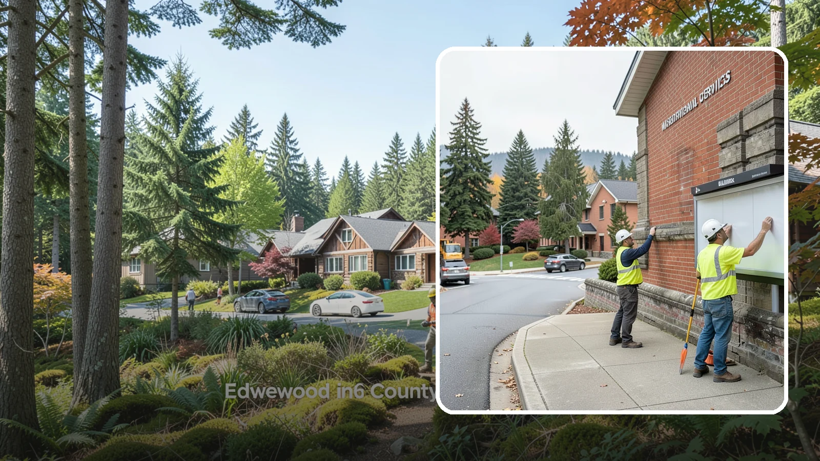 Bulletin Board Installation in Edgewood, Pierce County, WA - We install public bulletin boards and posting cases at civic buildings, parks, and community centers.