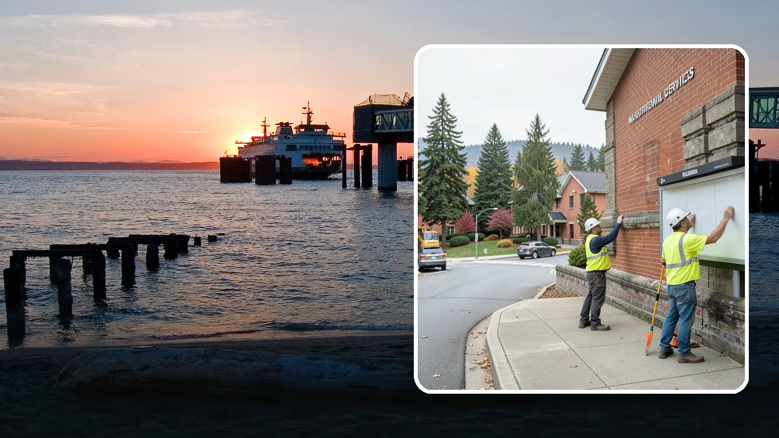 Bulletin Board Installation in Edmonds, Snohomish County, WA - We install public bulletin boards and posting cases at civic buildings, parks, and community centers.