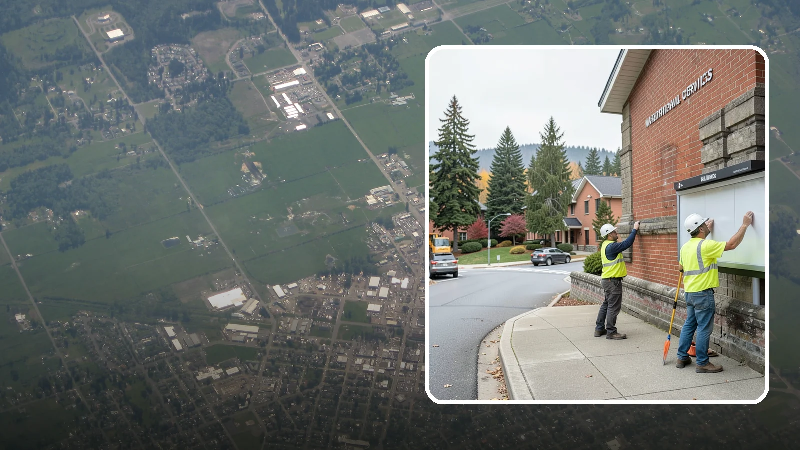 Bulletin Board Installation in Enumclaw, King County, WA - We install public bulletin boards and posting cases at civic buildings, parks, and community centers.