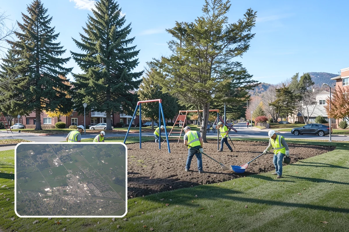 Bulletin Board Installation in Enumclaw, King County, WA - Gives the public a protected, official posting location