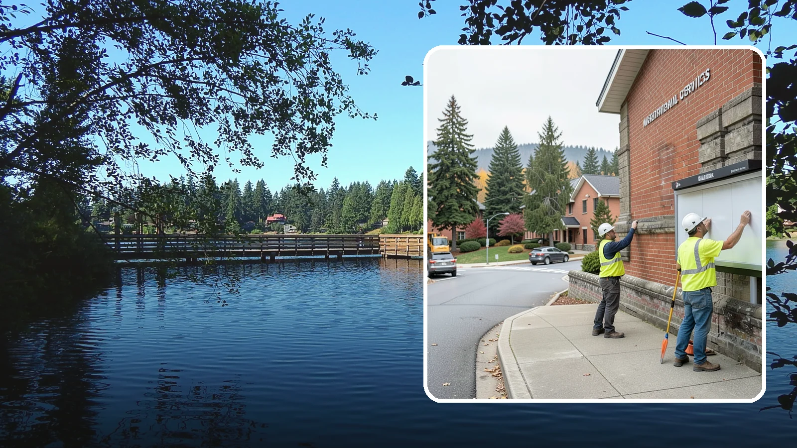Bulletin Board Installation in Federal Way, King County, WA - We install public bulletin boards and posting cases at civic buildings, parks, and community centers.