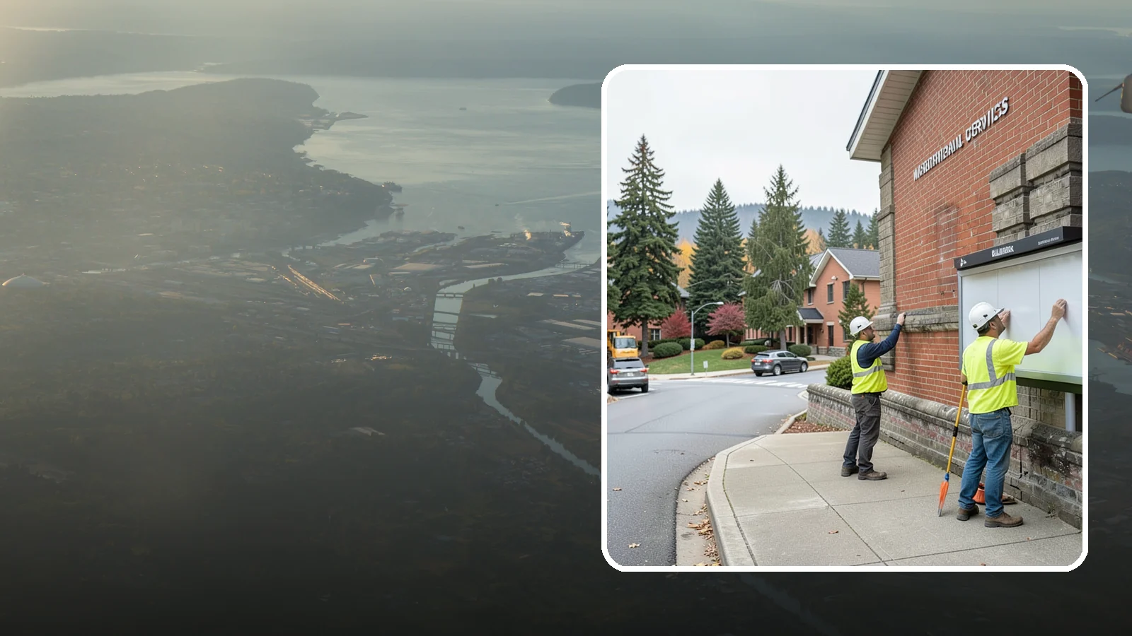 Bulletin Board Installation in Fife, Pierce County, WA - We install public bulletin boards and posting cases at civic buildings, parks, and community centers.