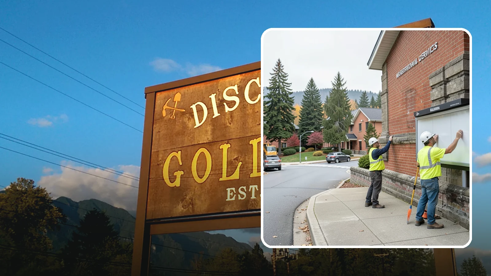 Bulletin Board Installation in Gold Bar, Snohomish County, WA - We install public bulletin boards and posting cases at civic buildings, parks, and community centers.