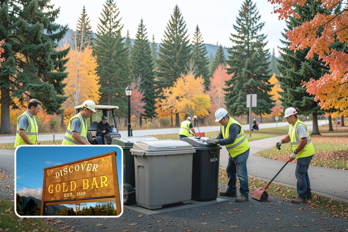 Bulletin Board Installation in Gold Bar, Snohomish County, WA - Gives the public a protected, official posting location