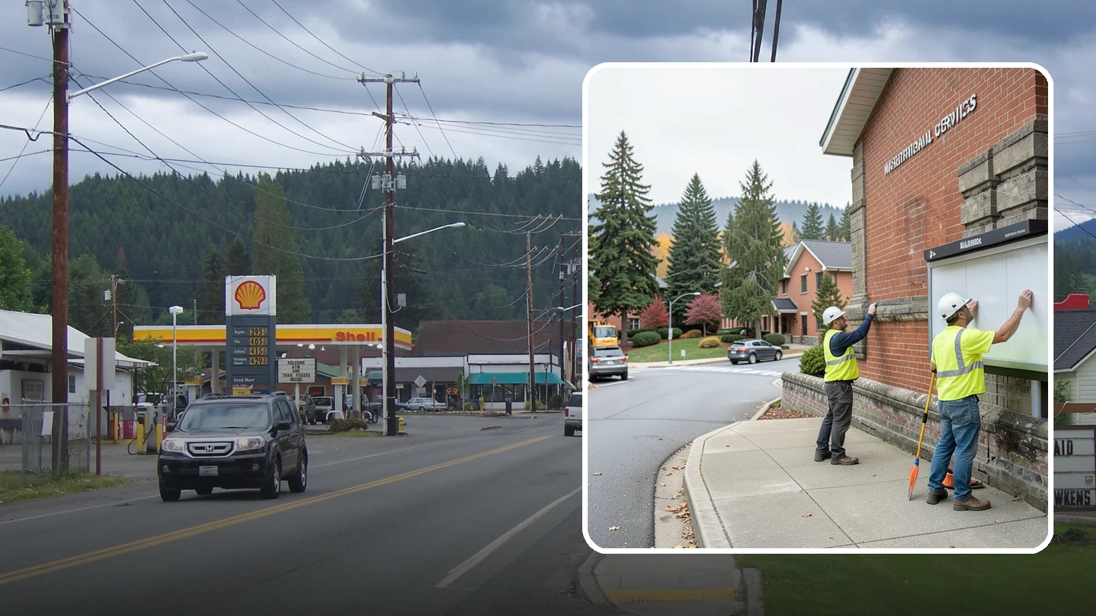 Bulletin Board Installation in Granite Falls, Snohomish County, WA - We install public bulletin boards and posting cases at civic buildings, parks, and community centers.