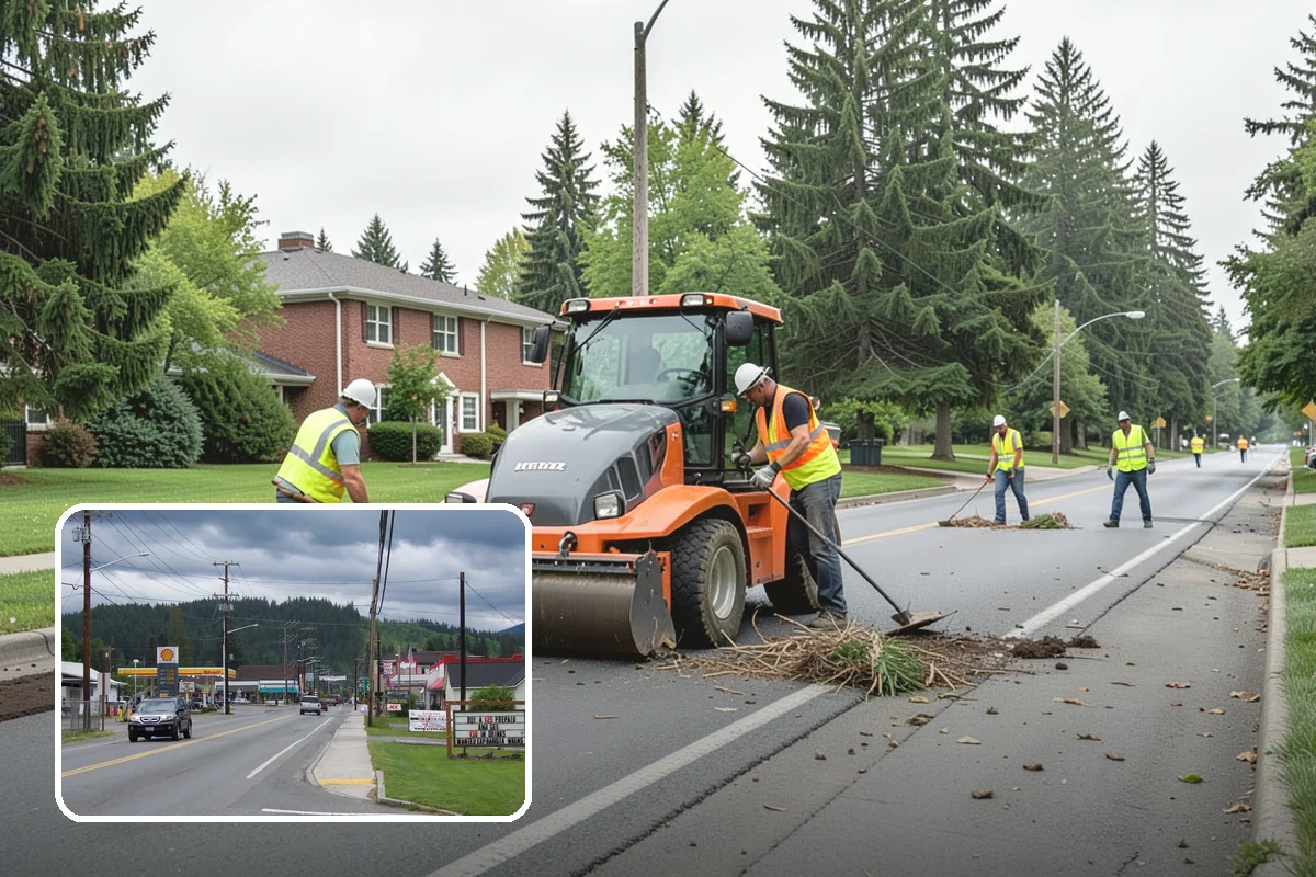 Bulletin Board Installation in Granite Falls, Snohomish County, WA - Gives the public a protected, official posting location