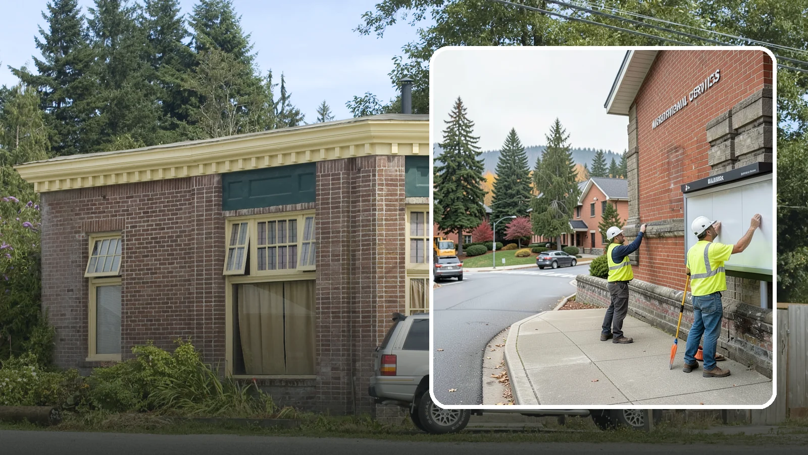 Bulletin Board Installation in Hamilton, Skagit County, WA - We install public bulletin boards and posting cases at civic buildings, parks, and community centers.