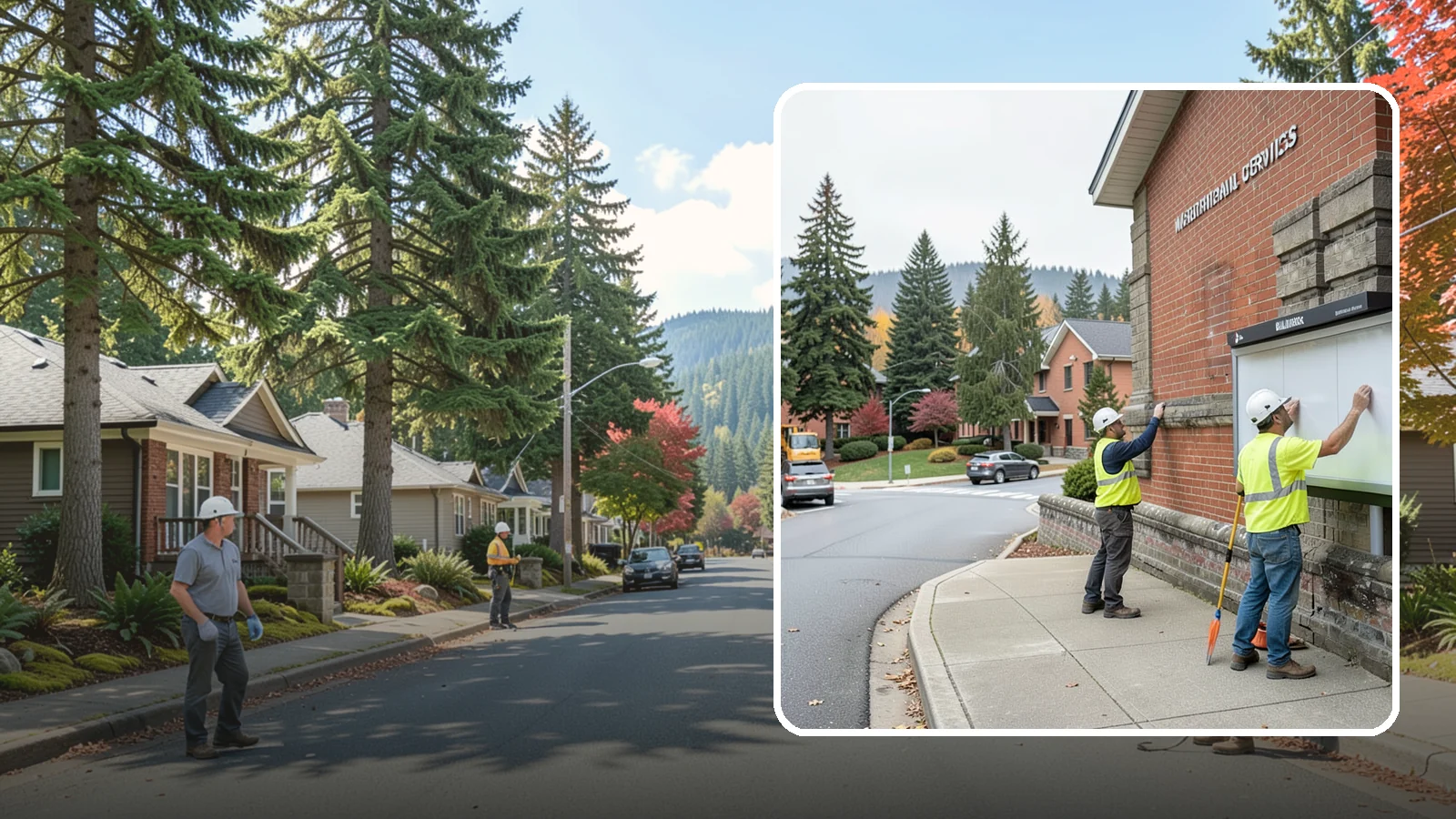 Bulletin Board Installation in Hunts Point, King County, WA - We install public bulletin boards and posting cases at civic buildings, parks, and community centers.