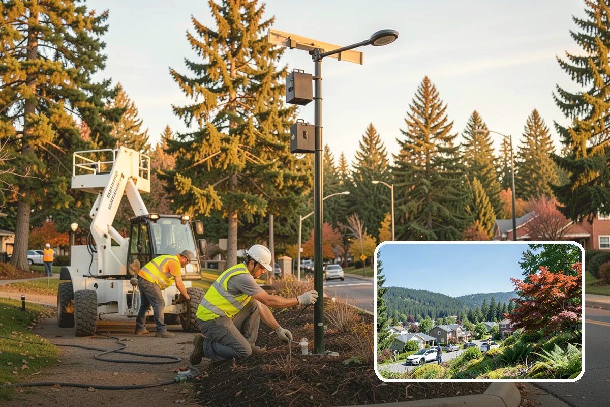 Bulletin Board Installation in Index, Snohomish County, WA - Gives the public a protected, official posting location