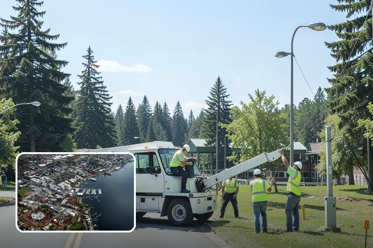 Bulletin Board Installation in Kirkland, King County, WA - Gives the public a protected, official posting location