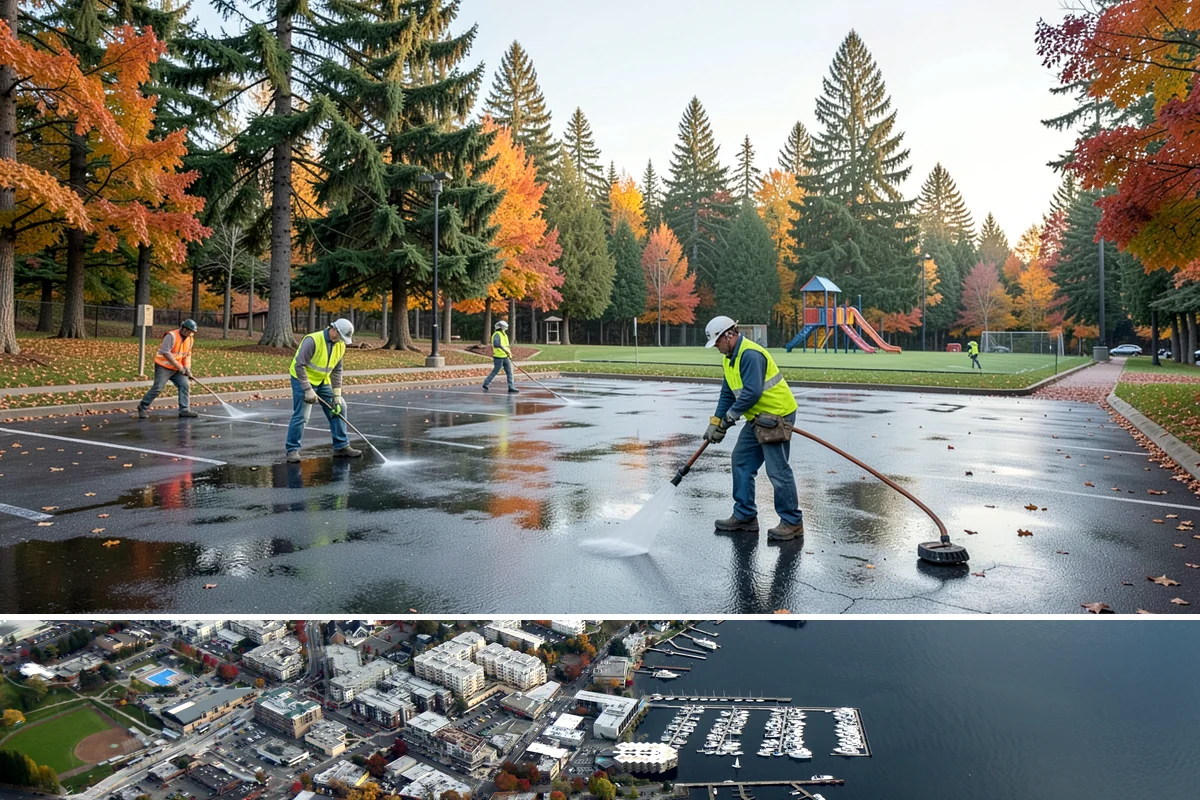 Bulletin Board Installation in Kirkland, King County, WA - Interior and covered installations proceed year-round