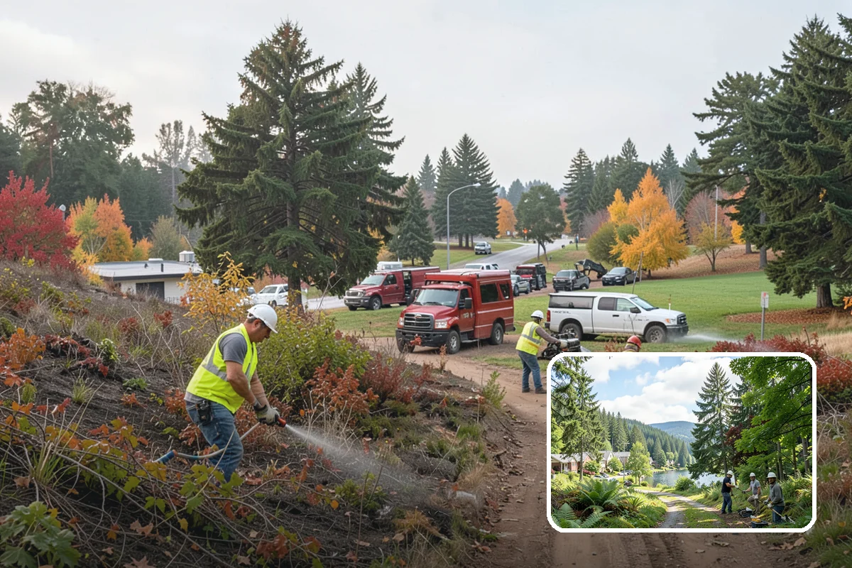 Bulletin Board Installation in Lake Forest Park, King County, WA - Gives the public a protected, official posting location