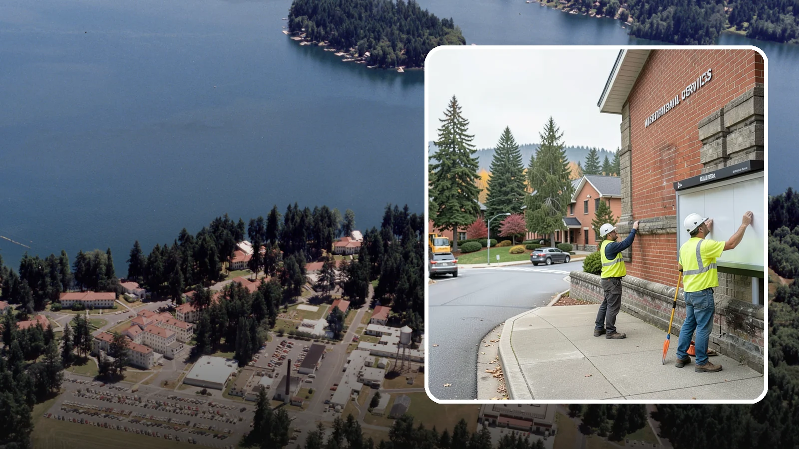 Bulletin Board Installation in Lakewood, Pierce County, WA - We install public bulletin boards and posting cases at civic buildings, parks, and community centers.