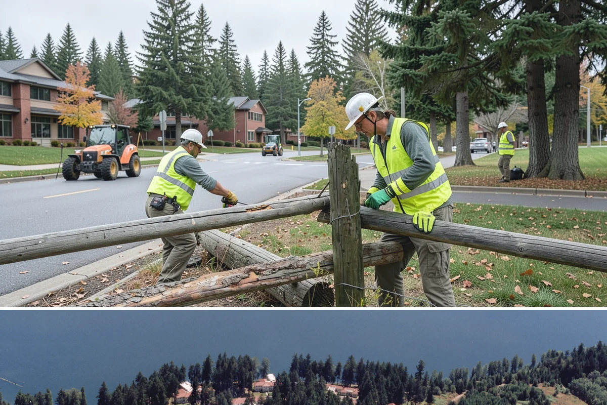Bulletin Board Installation in Lakewood, Pierce County, WA - Interior and covered installations proceed year-round