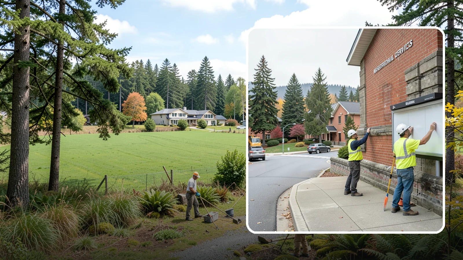 Bulletin Board Installation in Lyman, Skagit County, WA - We install public bulletin boards and posting cases at civic buildings, parks, and community centers.