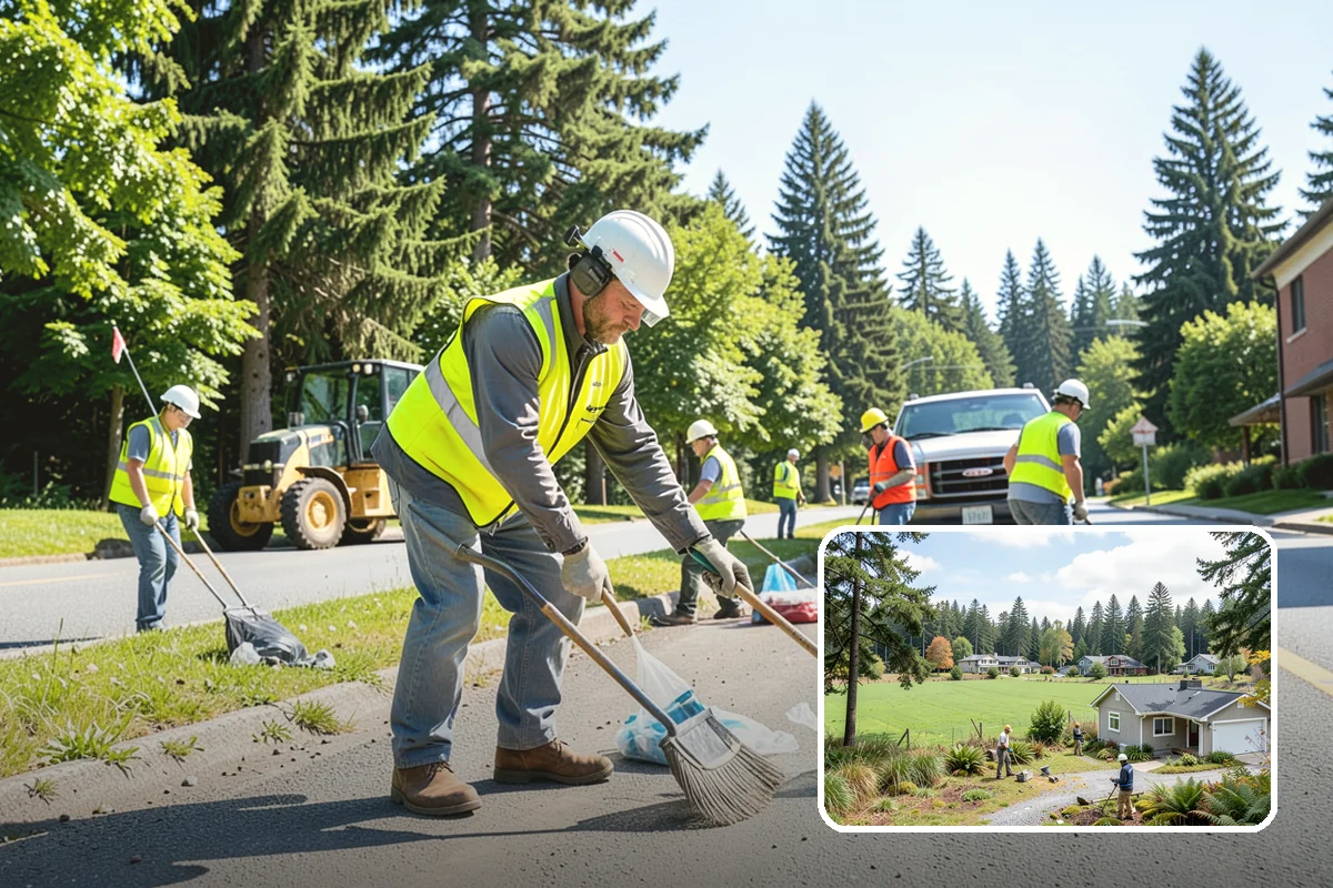 Bulletin Board Installation in Lyman, Skagit County, WA - Gives the public a protected, official posting location