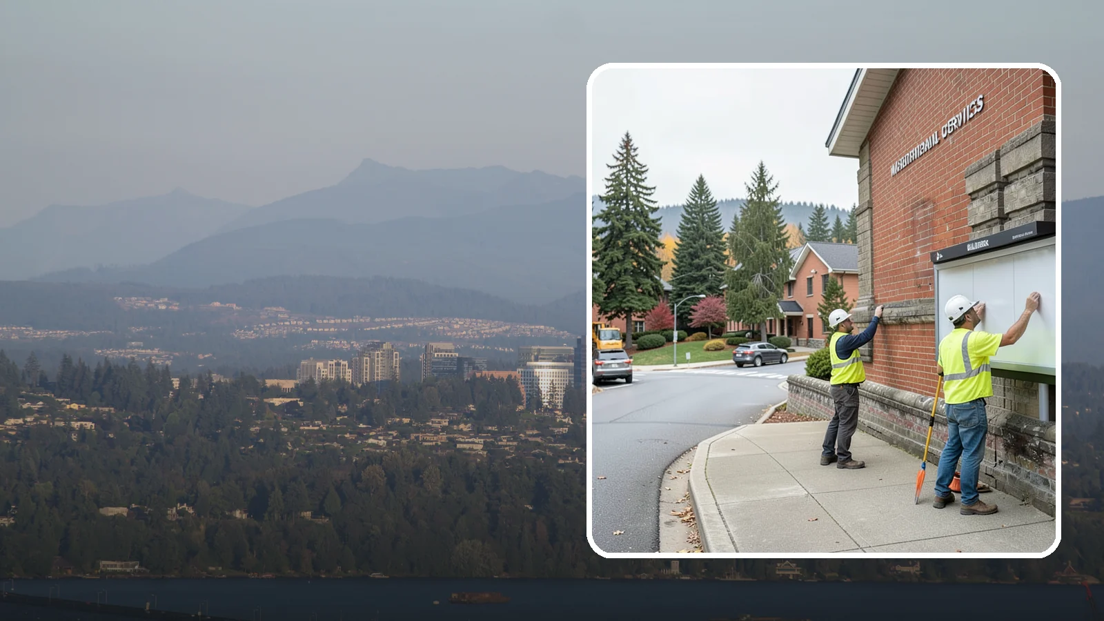 Bulletin Board Installation in Medina, King County, WA - We install public bulletin boards and posting cases at civic buildings, parks, and community centers.