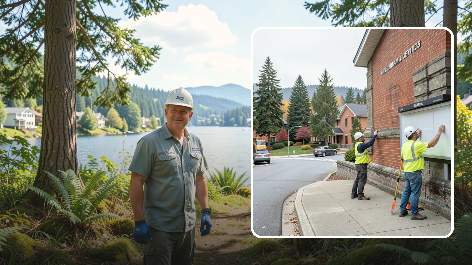 Bulletin Board Installation in Milton, King County, WA - We install public bulletin boards and posting cases at civic buildings, parks, and community centers.