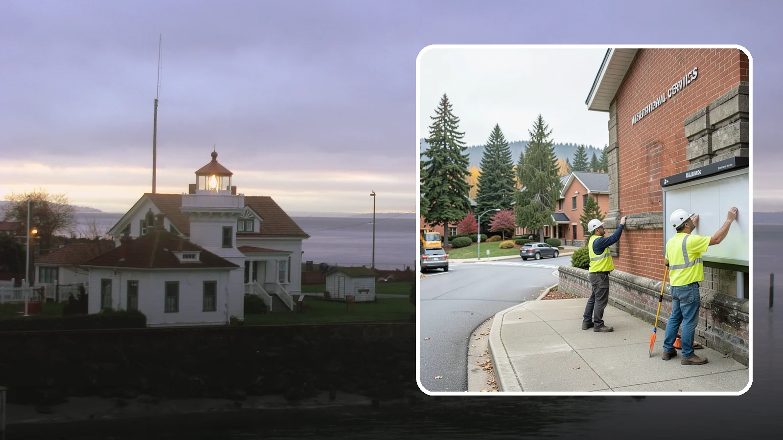 Bulletin Board Installation in Mukilteo, Snohomish County, WA - We install public bulletin boards and posting cases at civic buildings, parks, and community centers.