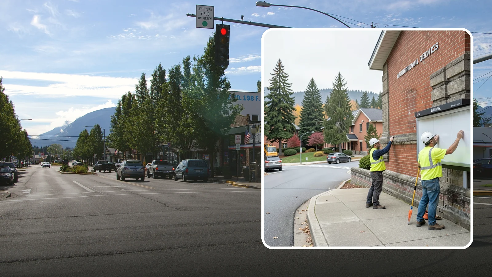 Bulletin Board Installation in North Bend, King County, WA - We install public bulletin boards and posting cases at civic buildings, parks, and community centers.