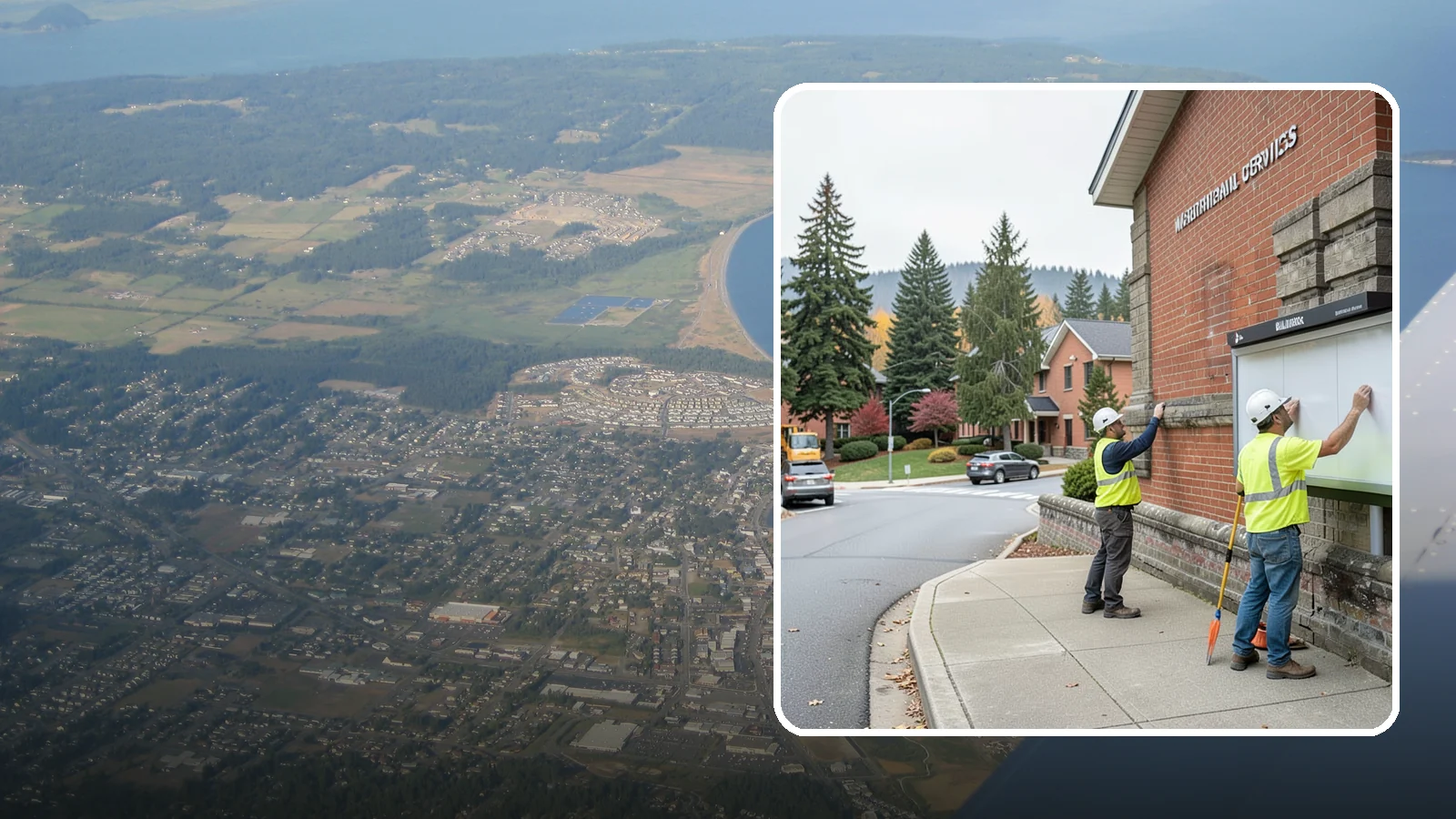 Bulletin Board Installation in Oak Harbor, Island County, WA - We install public bulletin boards and posting cases at civic buildings, parks, and community centers.