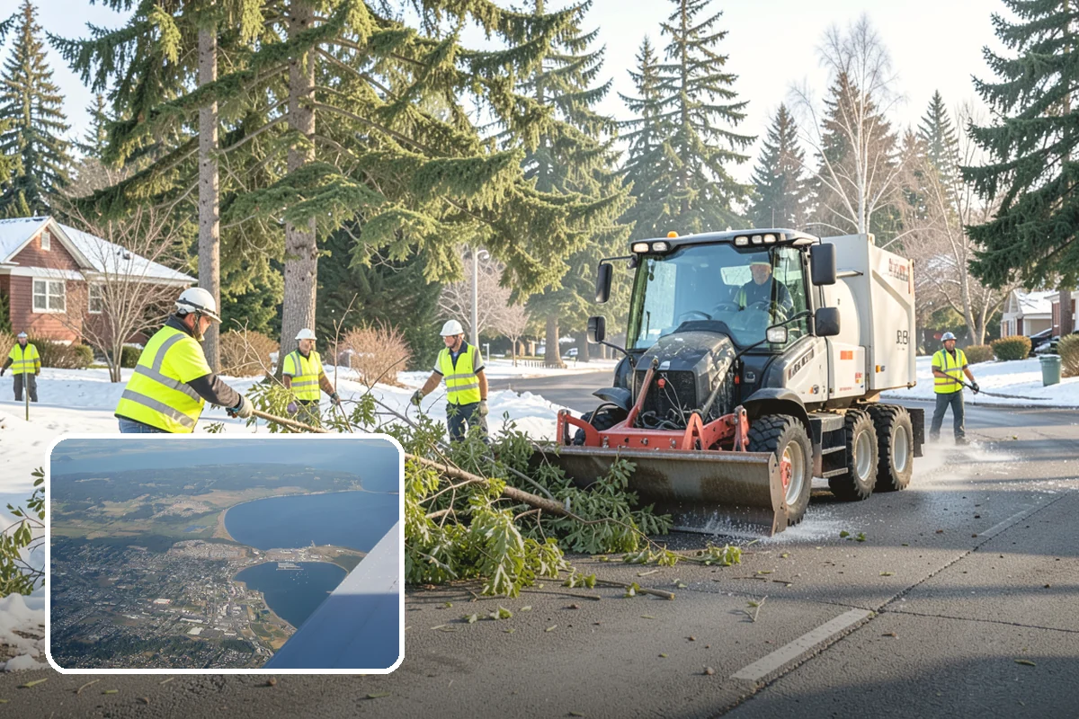 Bulletin Board Installation in Oak Harbor, Island County, WA - Gives the public a protected, official posting location