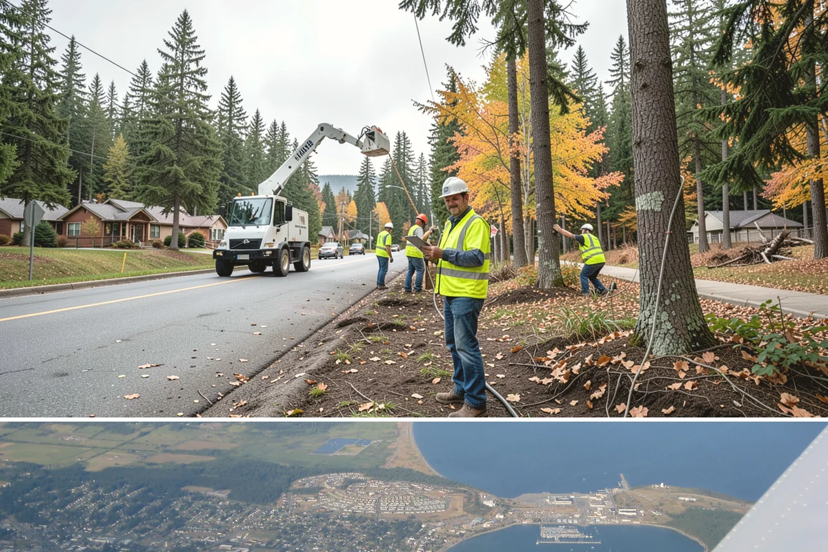 Bulletin Board Installation in Oak Harbor, Island County, WA - Interior and covered installations proceed year-round