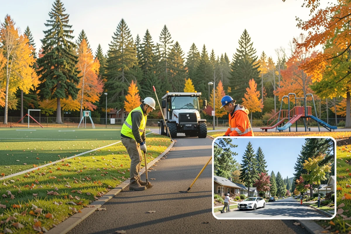 Bulletin Board Installation in Orting, Pierce County, WA - Gives the public a protected, official posting location