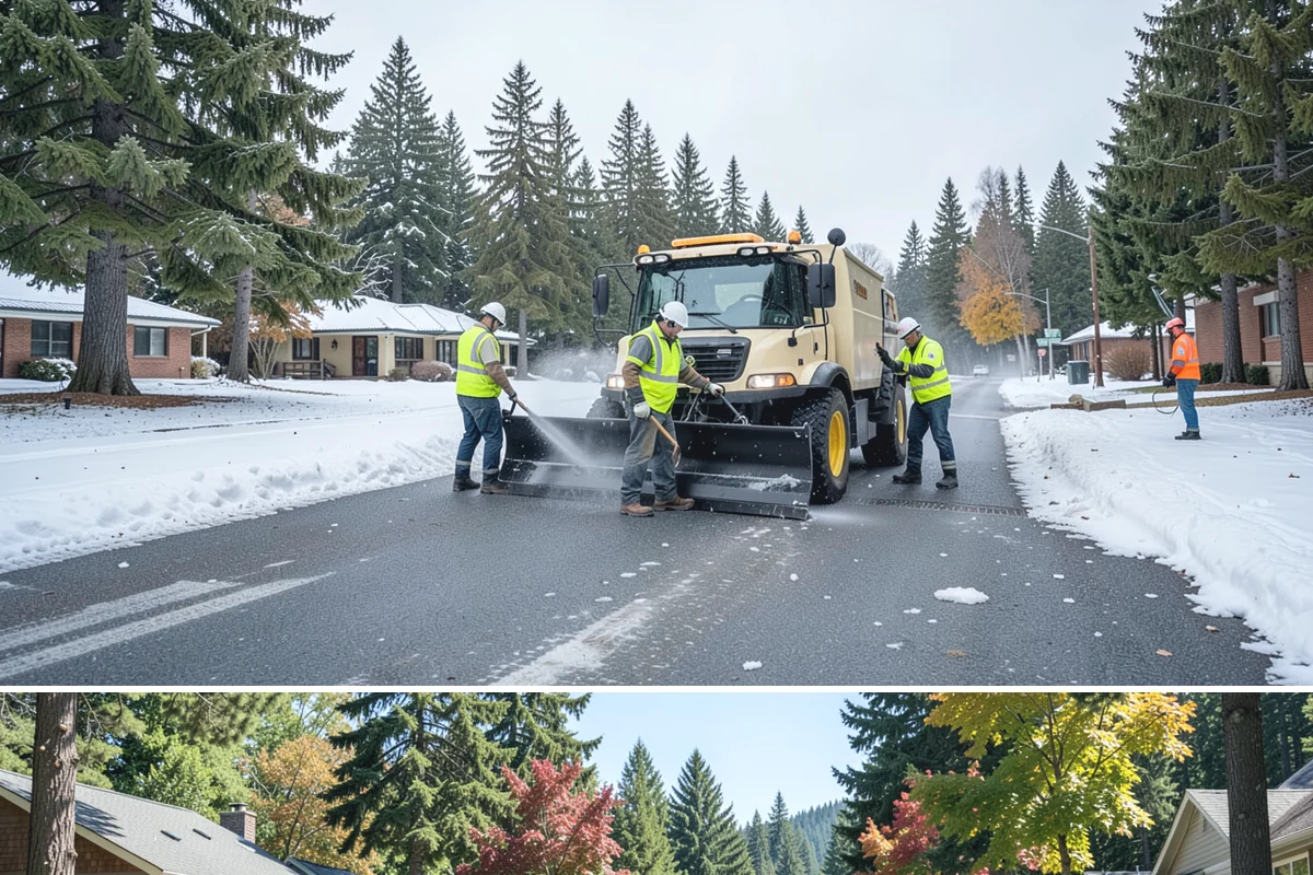 Bulletin Board Installation in Orting, Pierce County, WA - Interior and covered installations proceed year-round