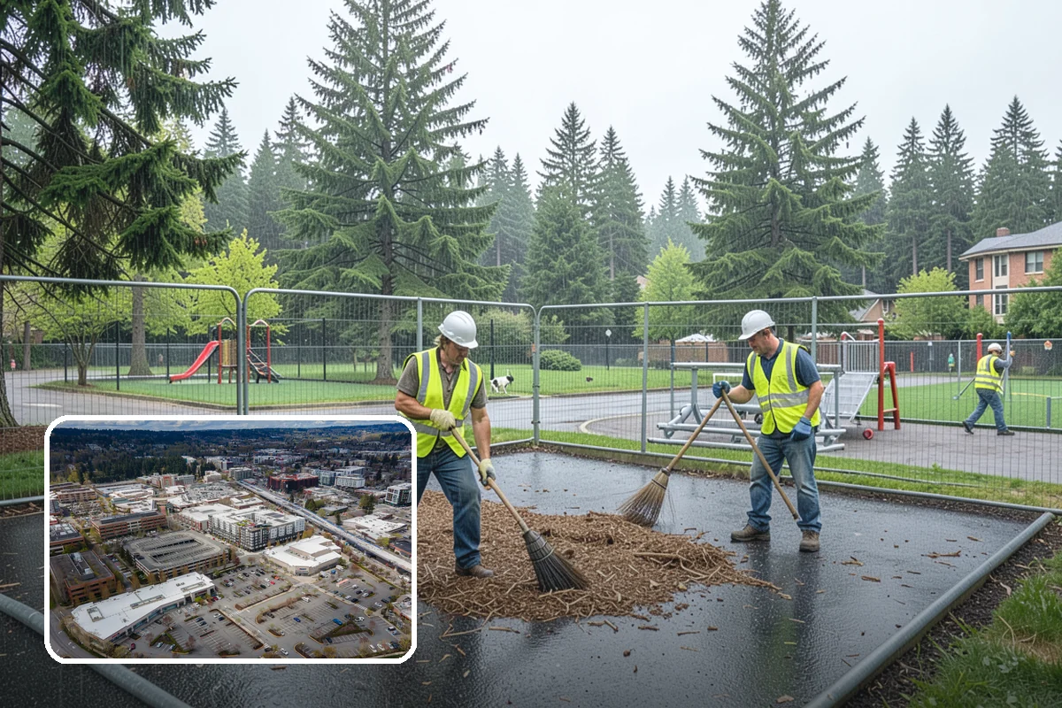 Bulletin Board Installation in Redmond, King County, WA - Gives the public a protected, official posting location
