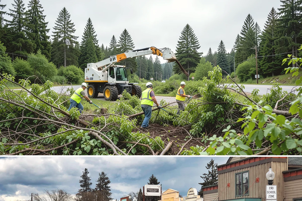 Bulletin Board Installation in Roy, Pierce County, WA - Interior and covered installations proceed year-round