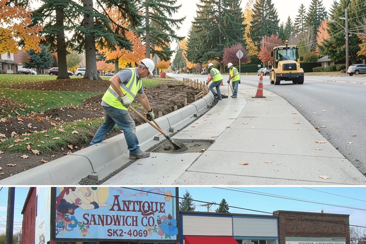 Bulletin Board Installation in Ruston, Pierce County, WA - Interior and covered installations proceed year-round
