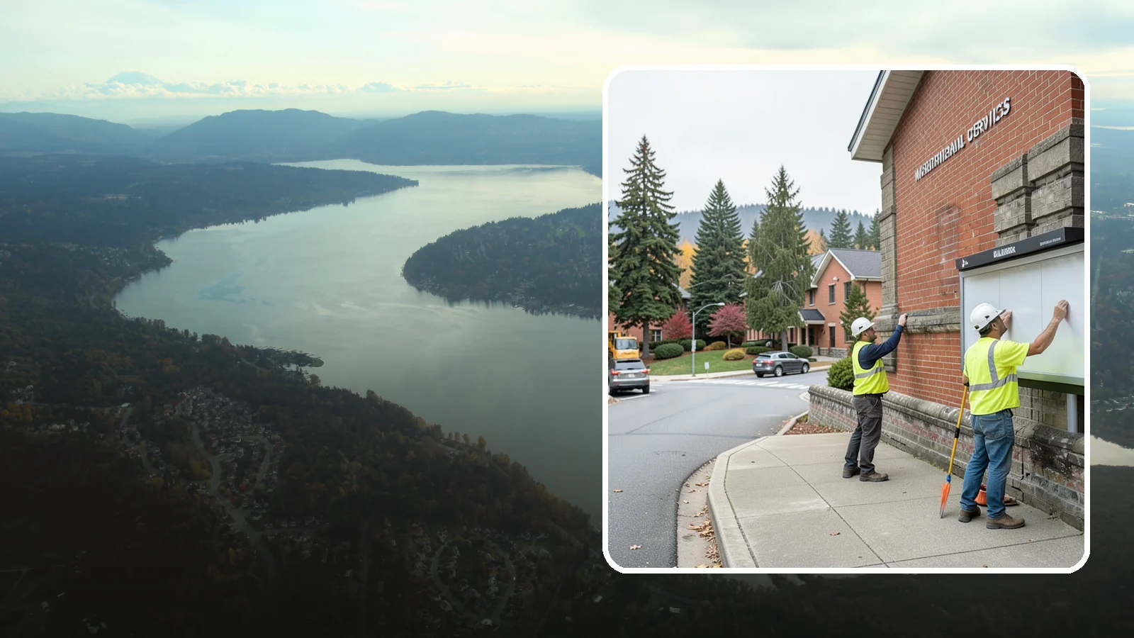 Bulletin Board Installation in Sammamish, King County, WA - We install public bulletin boards and posting cases at civic buildings, parks, and community centers.